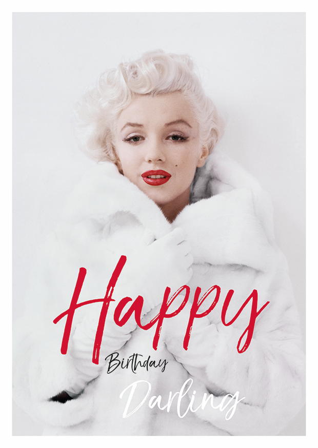 Marilyn Monroe Happy Birthday Darling