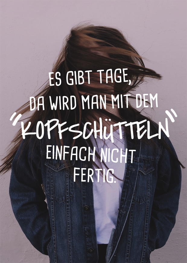 KOPFSCHÜTTELN
