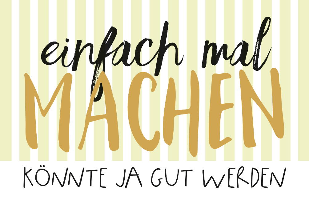 Einfach Mal Machen - Magnete Gold