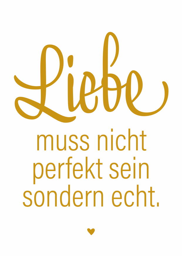 Liebe Muss Nicht Perfekt Sein