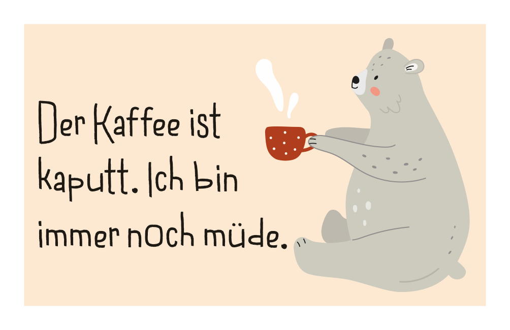 DER KAFFEE IST KAPUTT - Magnete