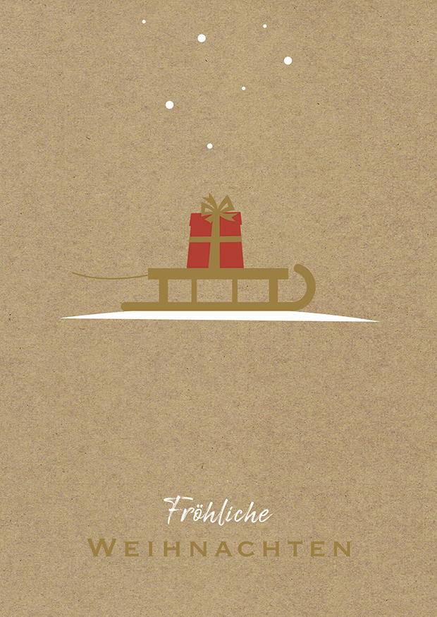 FRÖHLICHE WEIHNACHTEN GESCHENK
