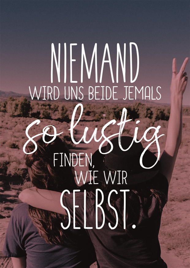SO LUSTIG FINDEN, WIE WIR SELBST