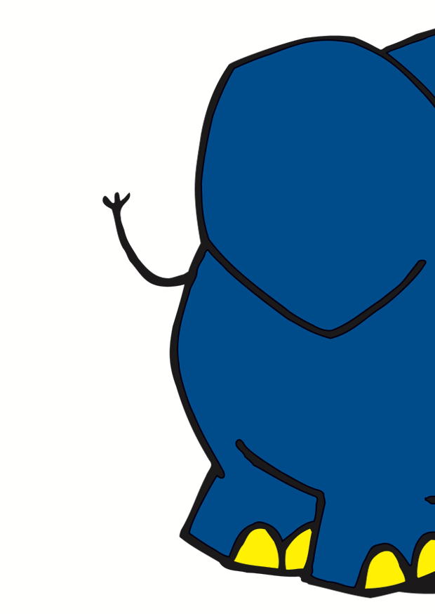STARSCHNITT ELEFANT I