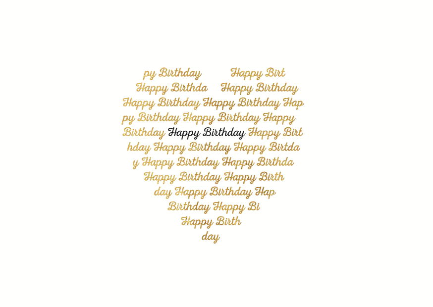 Happy Birthday Herz