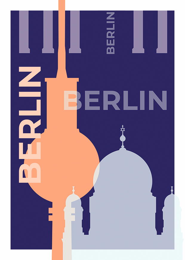 Berlin Berlin Dunkelblau