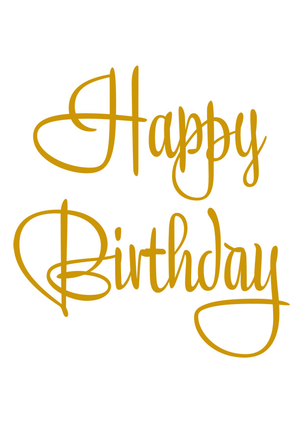 HAPPY BIRTHDAY