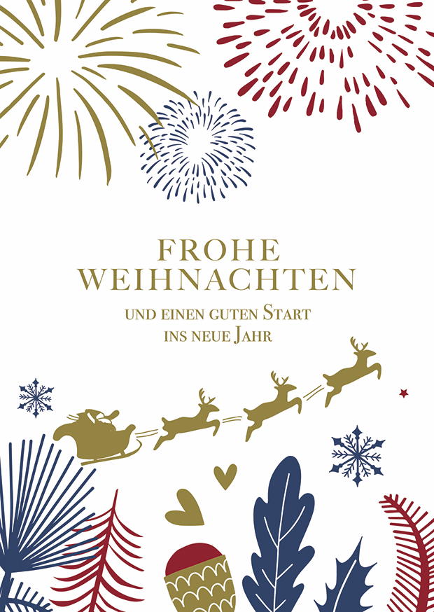 FROHE WEIHNACHTEN SCHLITTEN