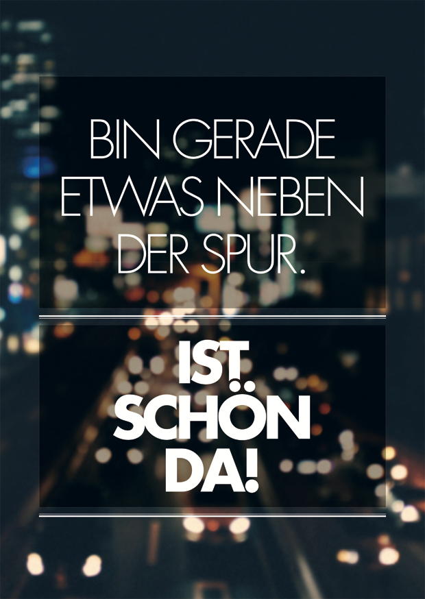 NEBEN DER SPUR