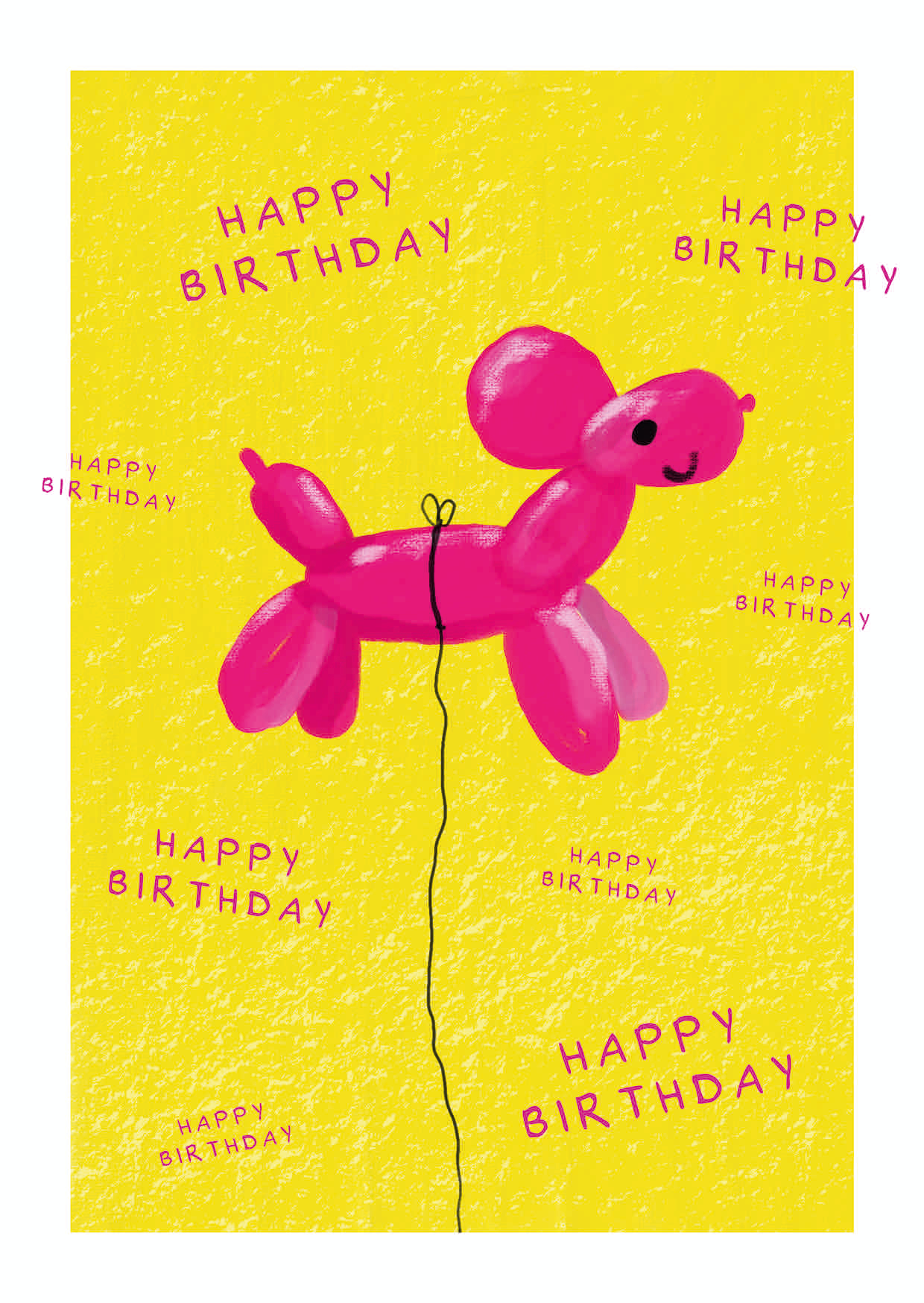 HAPPY BIRTHDAY LUFTBALLONHUND